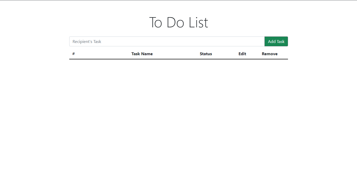 To Do List